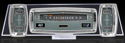 1961-63 Lincoln Continental Dakota Digital RTX Instrument Clusters