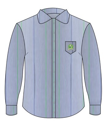 Long sleeve girl's blouse (XS -3XL adult Sizes)