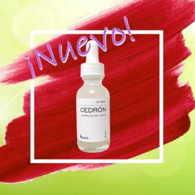 Gel facial Cedrón para pieles grasas con tendencia acneica Gel facial Cedrón para pieles grasas con tendencia acneica