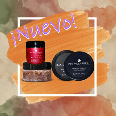 Exfoliantes corporales INA VILLARREAL Exfoliantes corporales INA VILLARREAL