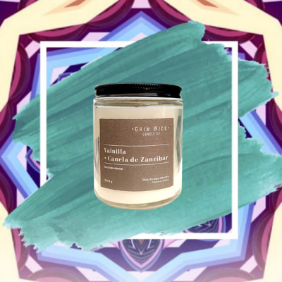 Vela de cera de soya - Vainilla + Canela de Zanzibar Vela de cera de soya - Vainilla + Canela de Zanzibar