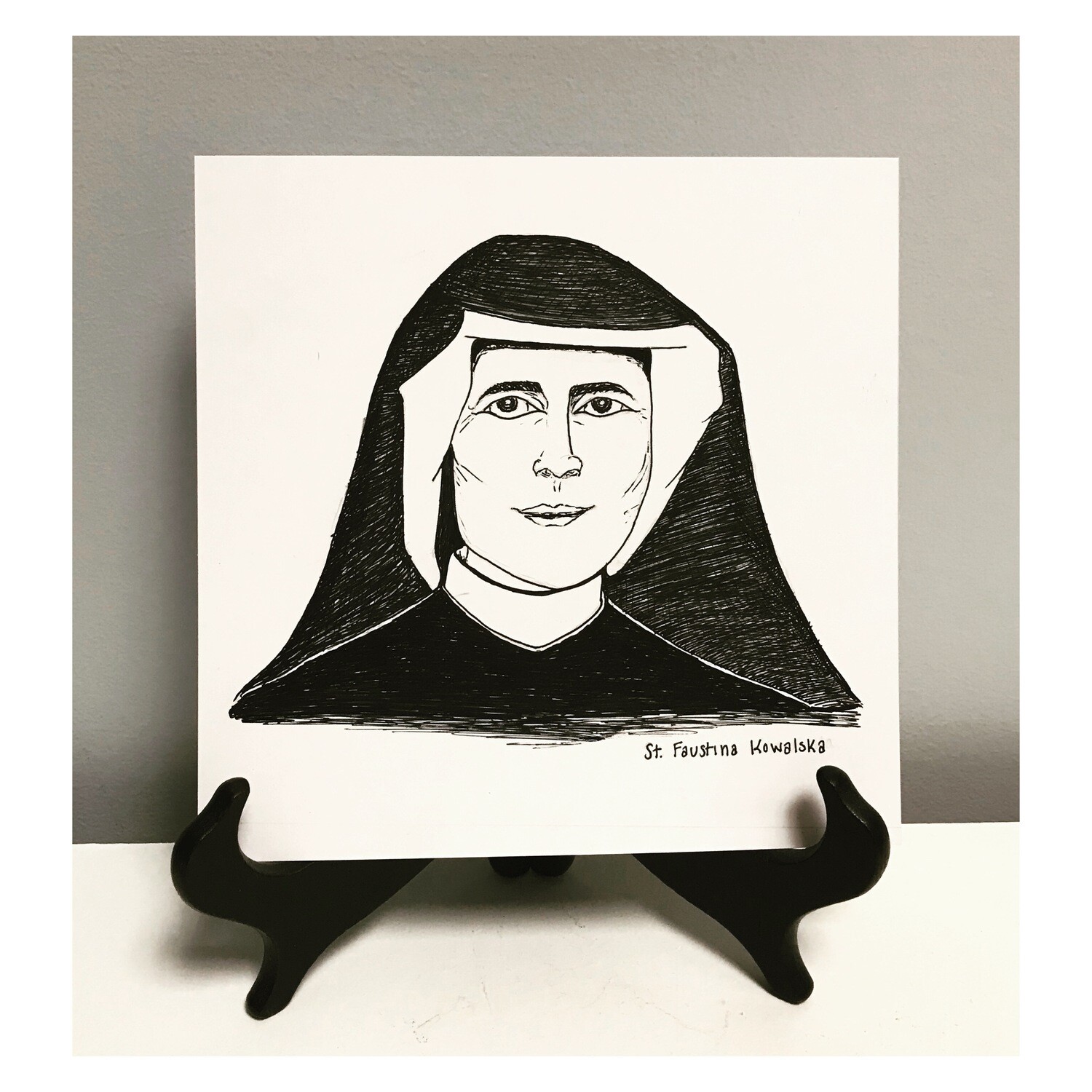 St. Faustina Pen Portrait