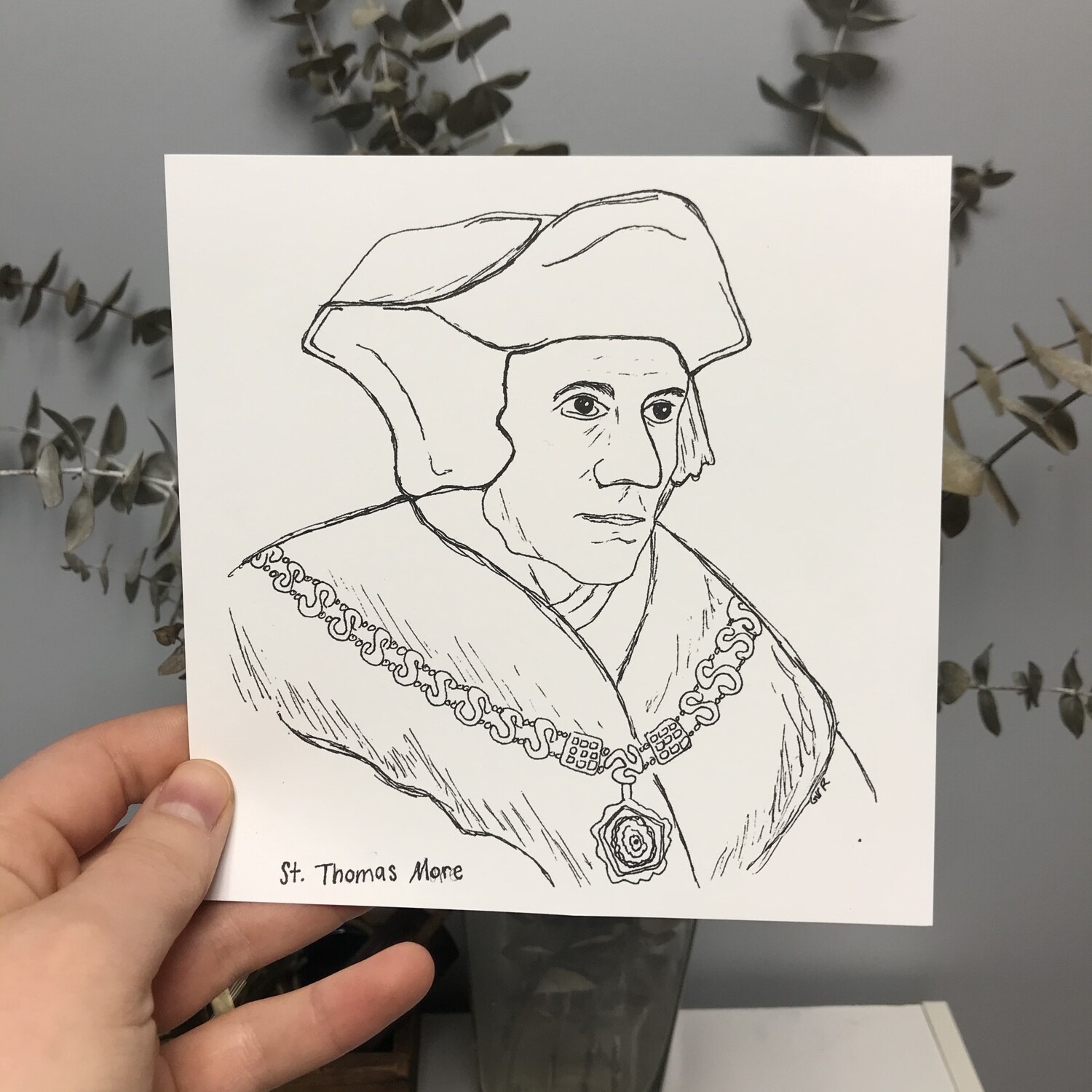 St. Thomas More Pen Portrait