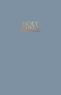 NIV COLUMN REFERENCE VINYL STEEL BLUE BIBLE