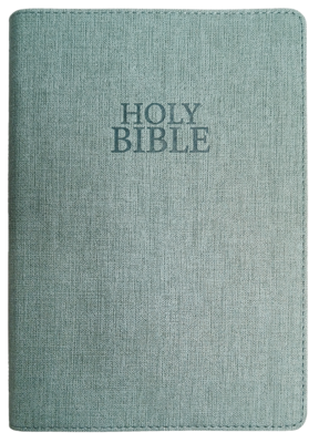 NIV LINEN FEEL CALM GREEN BIBLE