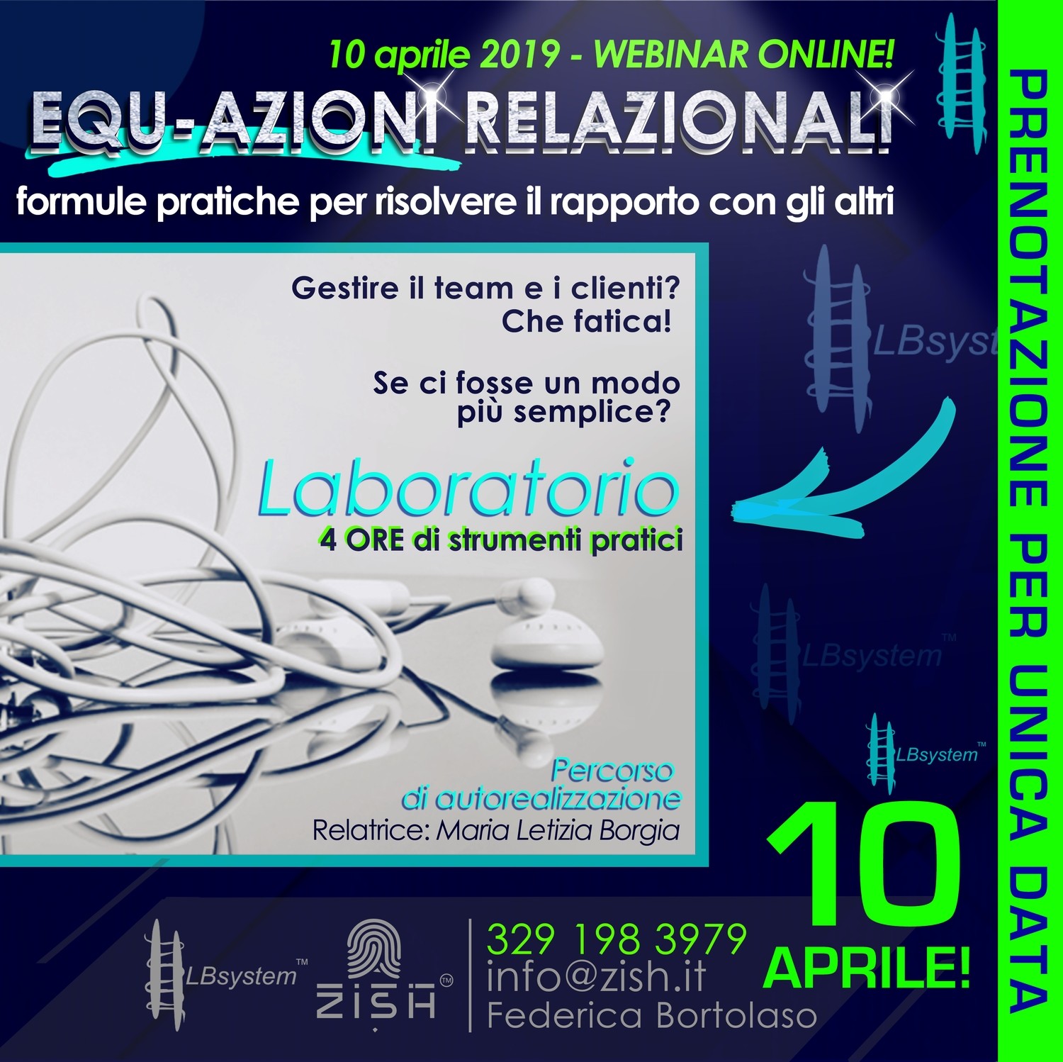 LABORATORIO EQU-AZIONI RELAZIONALI - 10 APRILE 2019