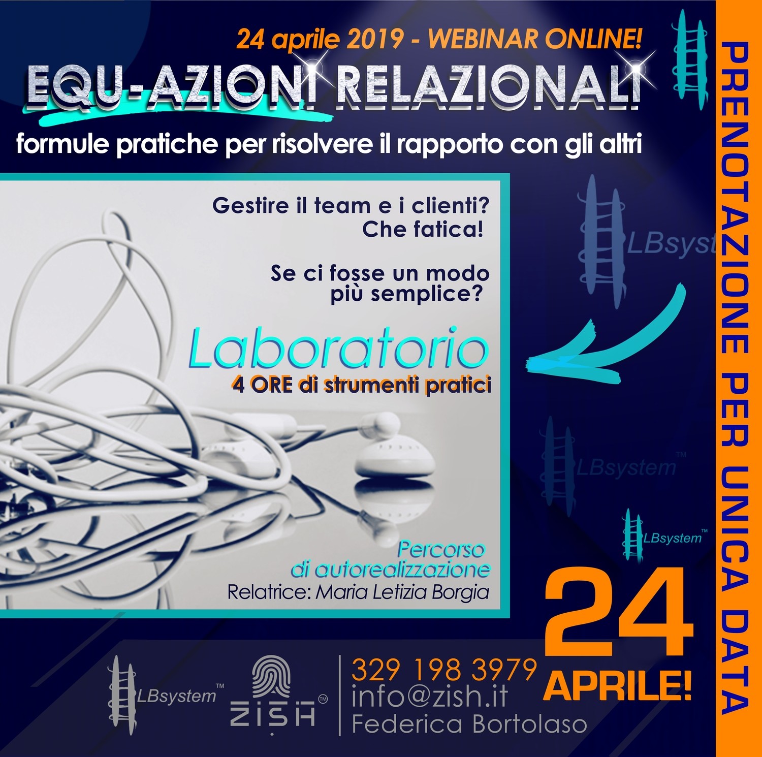 LABORATORIO EQU-AZIONI RELAZIONALI - 24 APRILE 2019