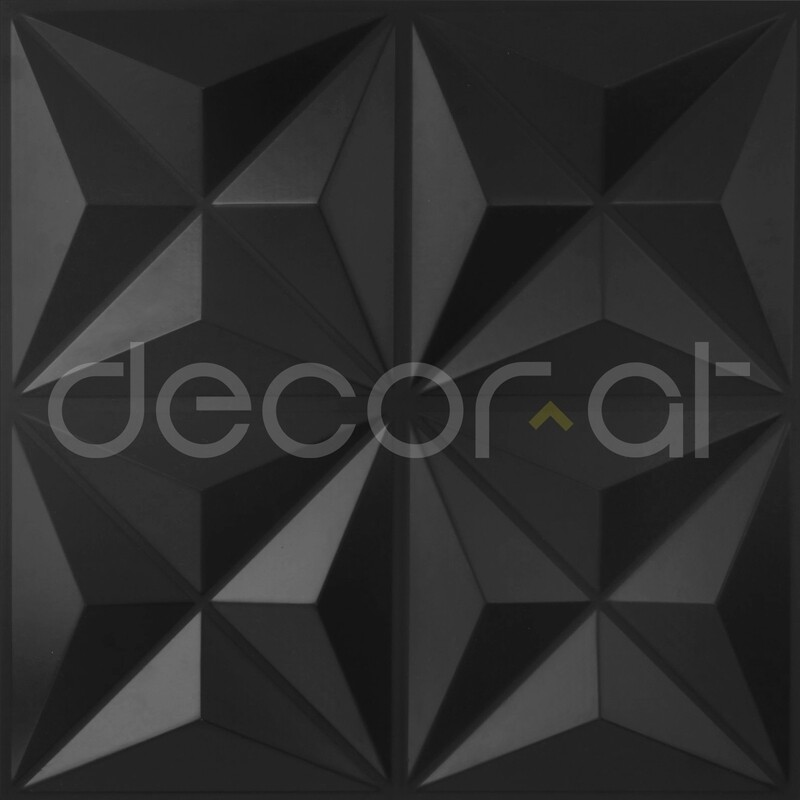 Panel 3D - Modelo: B05 Negro (3m2)