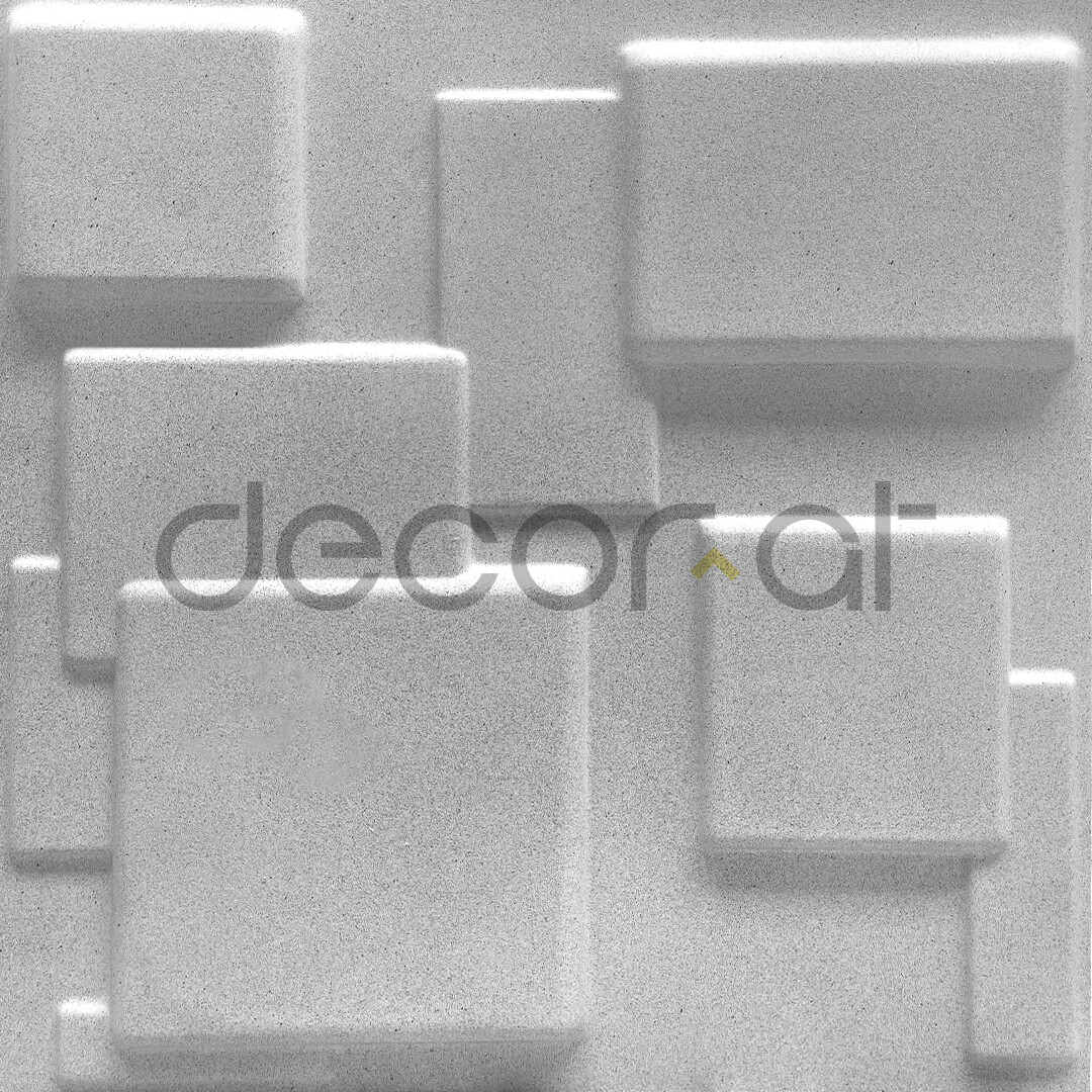 Panel 3D - Modelo: B08 Tipo Granito Blanco (1m2)