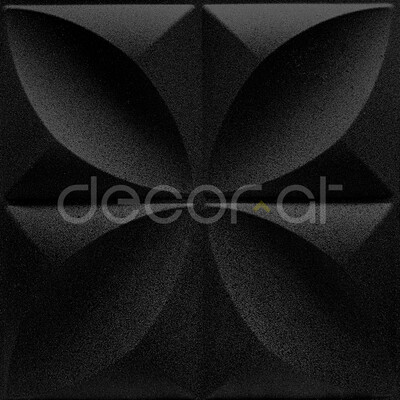 Panel 3D - Modelo: B01 Tipo Granito Negro (1m2)