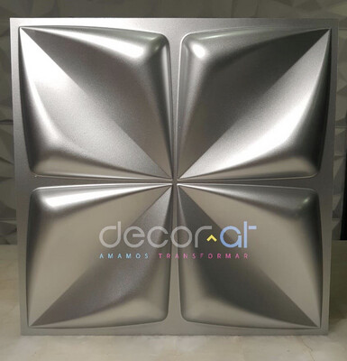 Panel 3D - Modelo: B10 Aluminio (1m2)