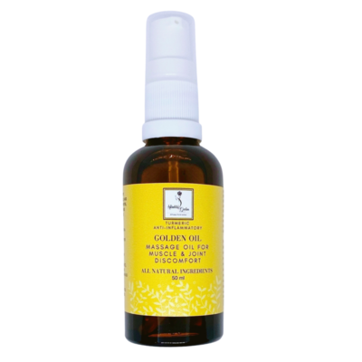 Golden Oil Turmeric Anti-inflammatory Massage Oil for Arthritis, Muscle Pain & Joint Discomfort