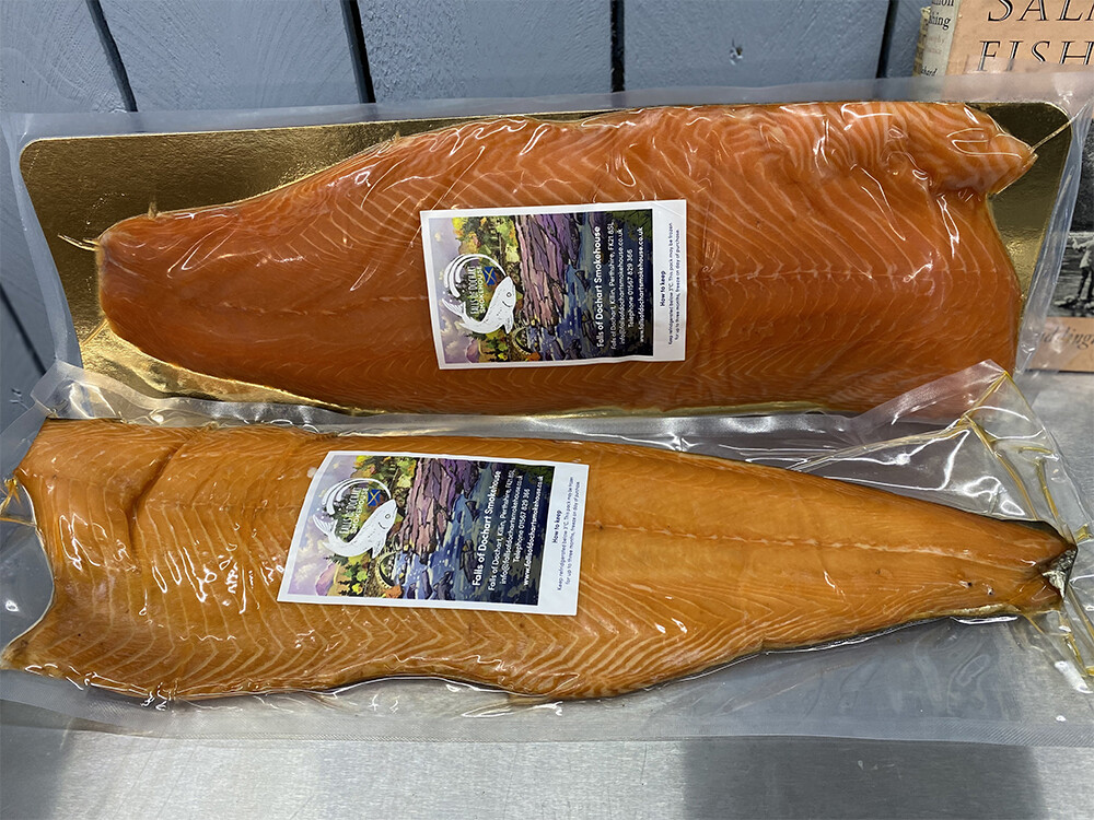 Whisky Hot & Cold Smoked Salmon - Whole Side Duo - 2kg