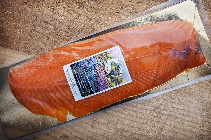 Whisky Cold Smoked Salmon  - Whole Side - 1kg