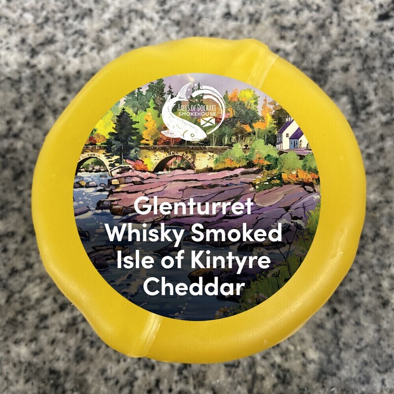Glenturret Whisky smoked Isle of Kintyre Cheddar