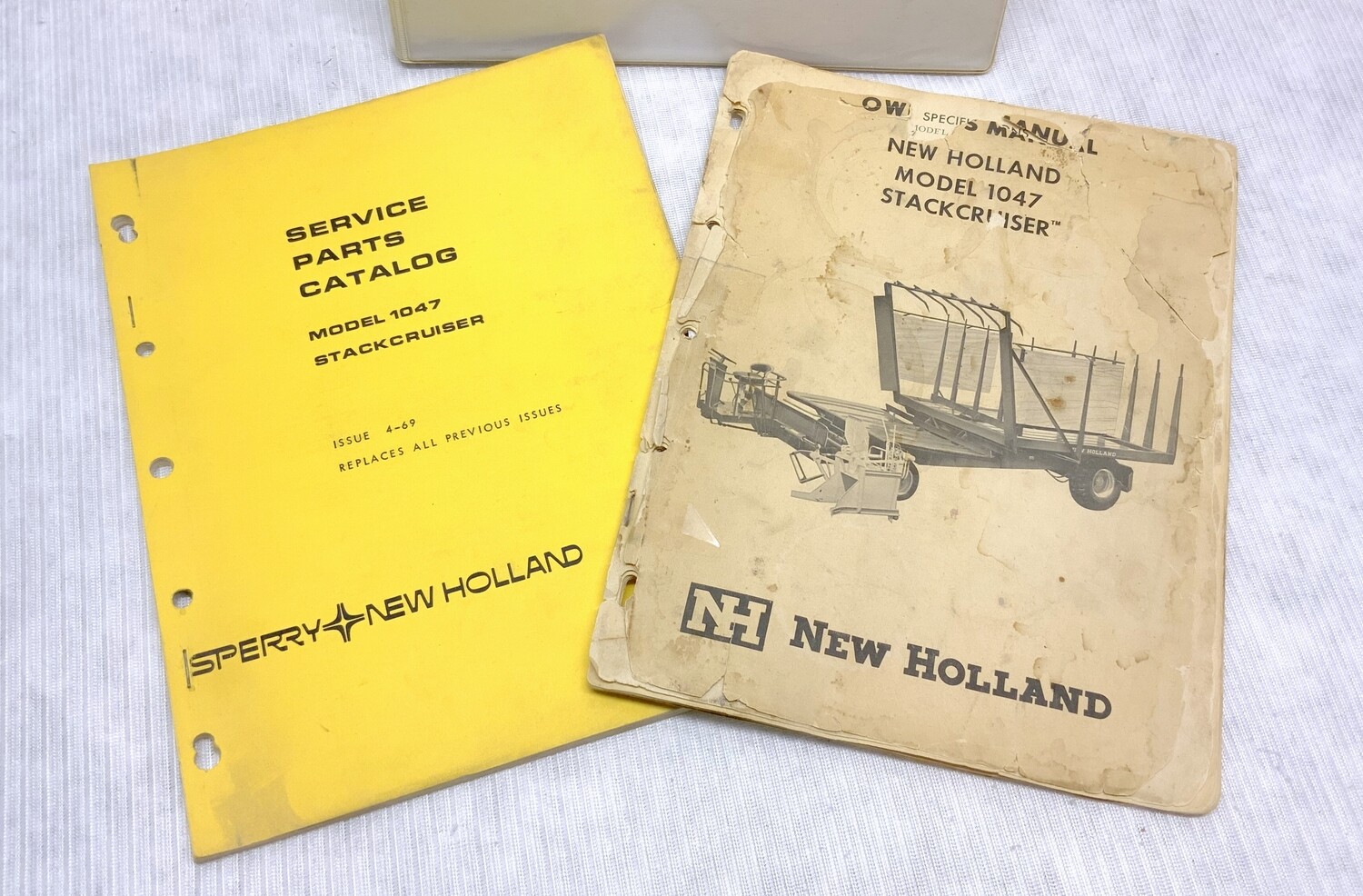 Original New Holland Model 1047 Stackcruiser Manuals
