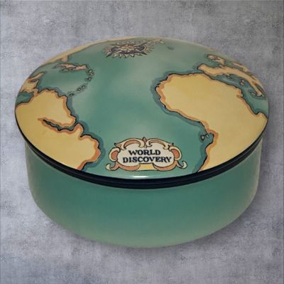 Authentic Tiffany &amp; Co. Tauck World Discovery Porcelain Trinket Box
