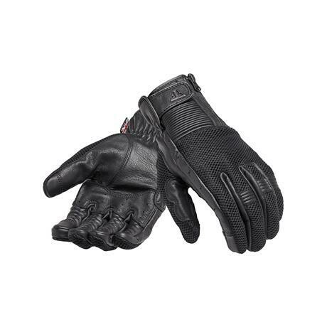 Triumph Black Raven Mesh Gloves - MGVS20115