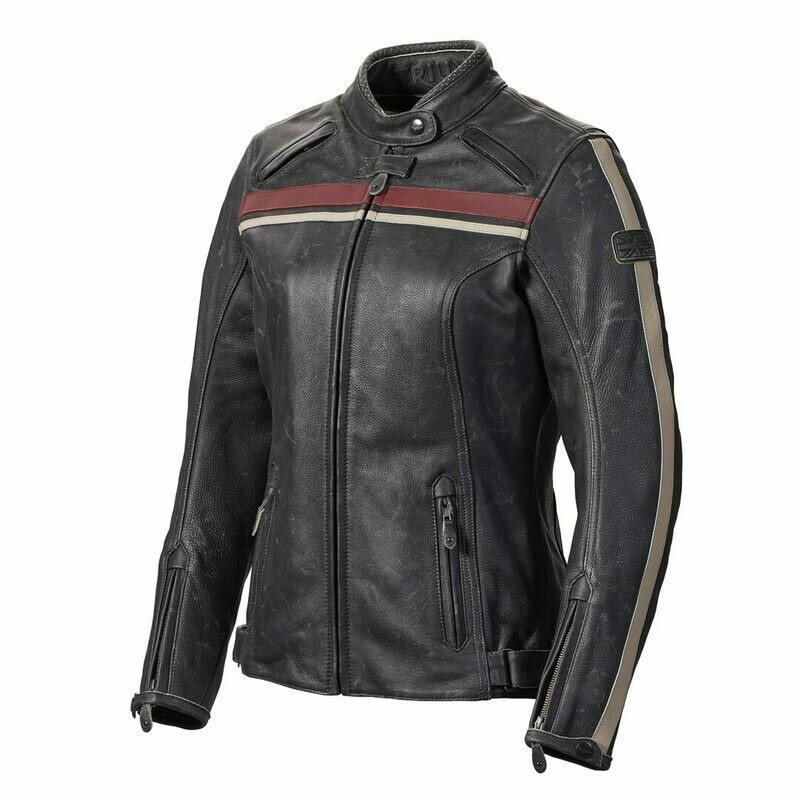 Triumph Raven Leather Motorcycle Jacket for Women Triumph Raven Leather Motorcycle Jacket for Women
