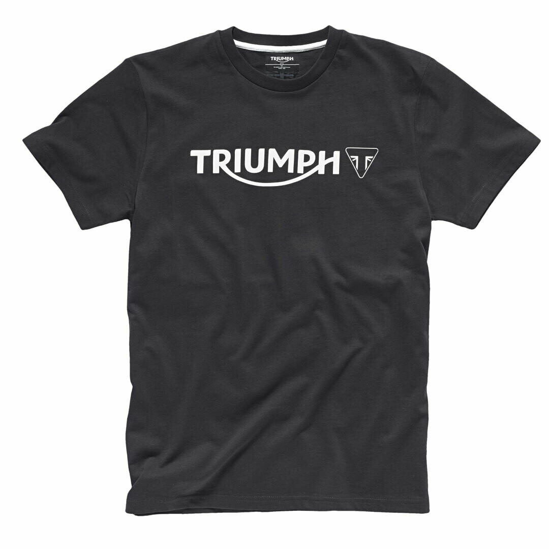 Triumph Modern Logo Black Tee