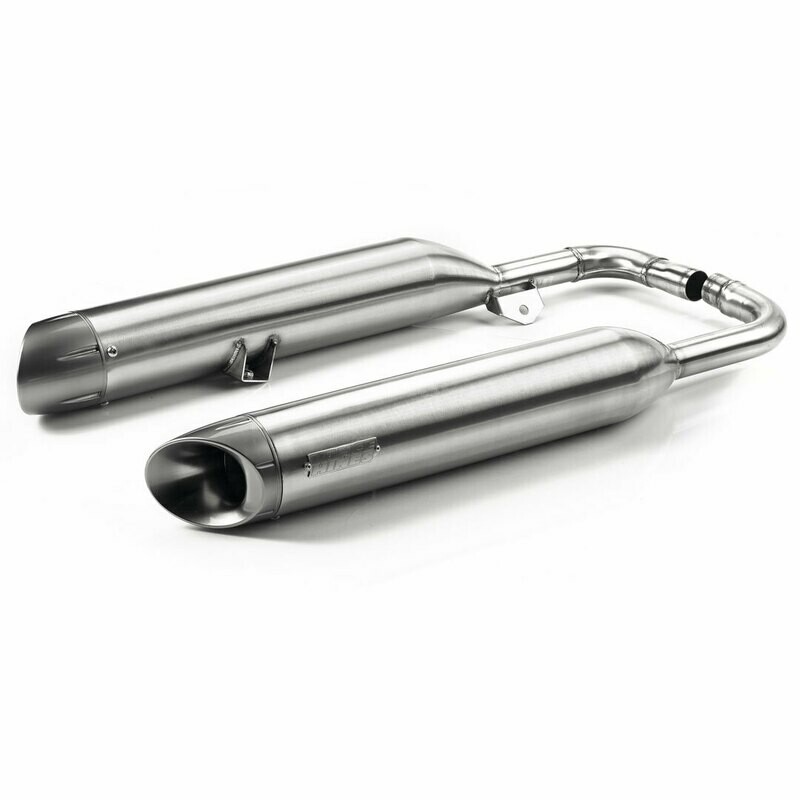 Triumph Brushed SS Vance & Hines Bobber Slip On Exhaust Triumph Brushed SS Vance & Hines Bobber Slip On Exhaust