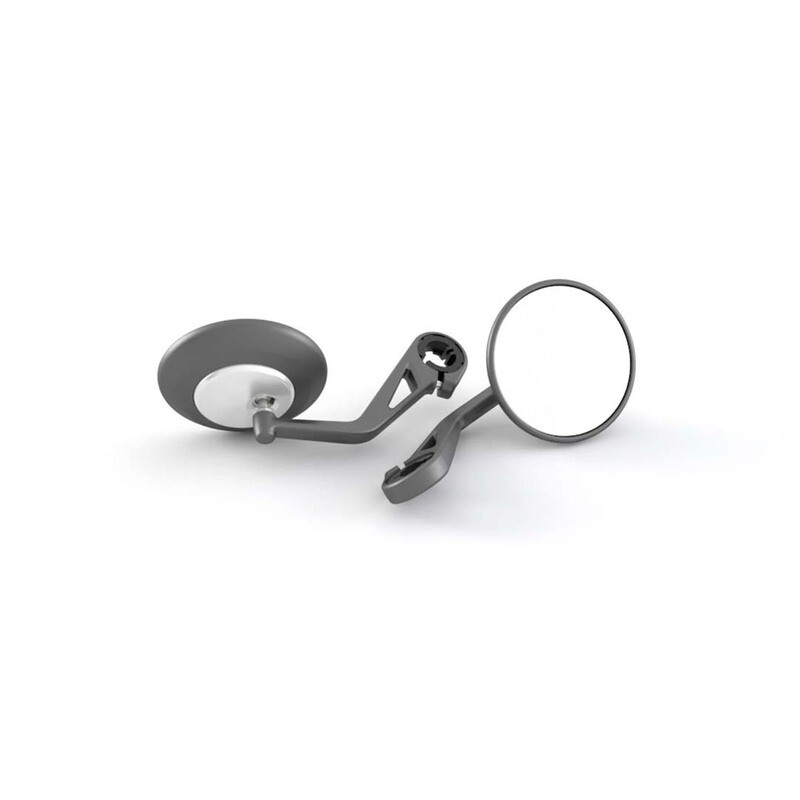 Triumph Black Round Bar End Mirrors - A9638153 Triumph Black Round Bar End Mirrors - A9638153