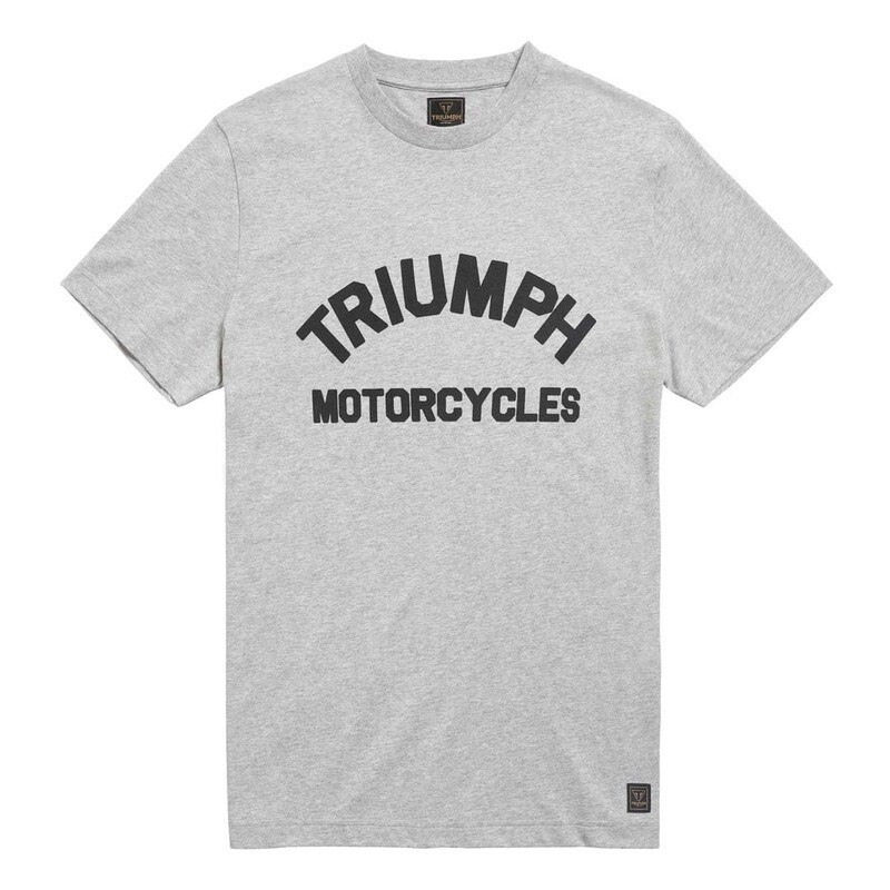 Triumph Motorcycles Bettmann Mens Long Sleeve Khaki Waffle Tee MTLS21011 