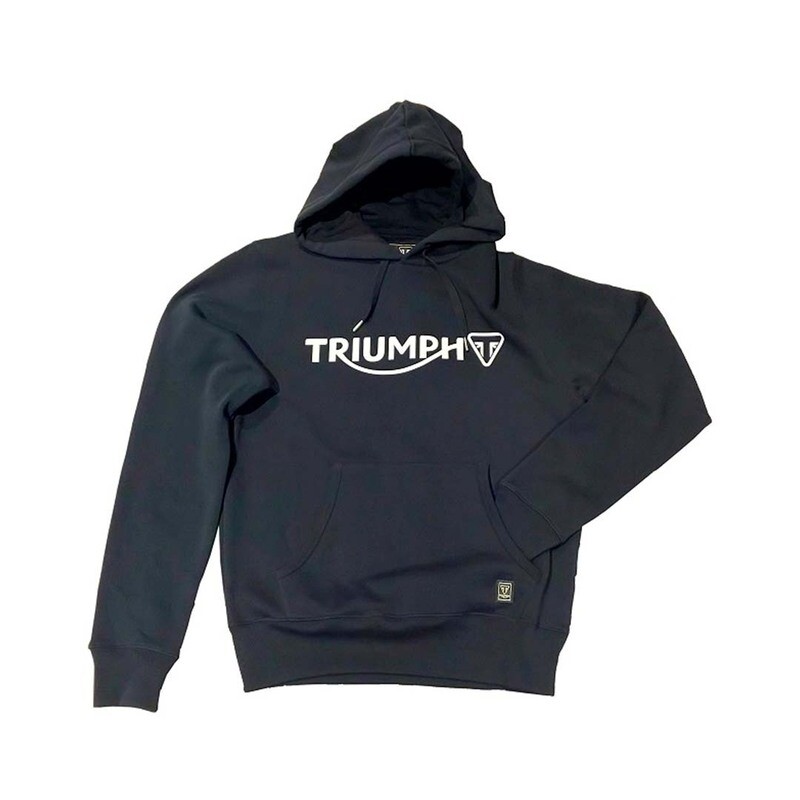Triumph Classic Logo Black Fleece Hoodie