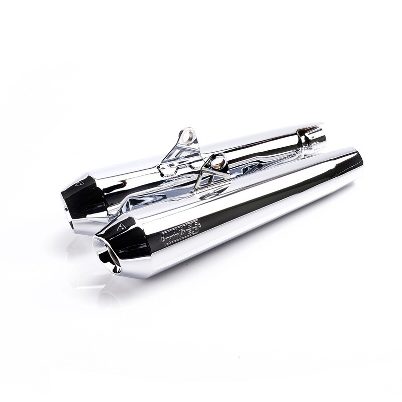 Triumph Thruxton Vance & Hines Chrome Slip On Exhaust - A9600521 Triumph Thruxton Vance & Hines Chrome Slip On Exhaust - A9600521