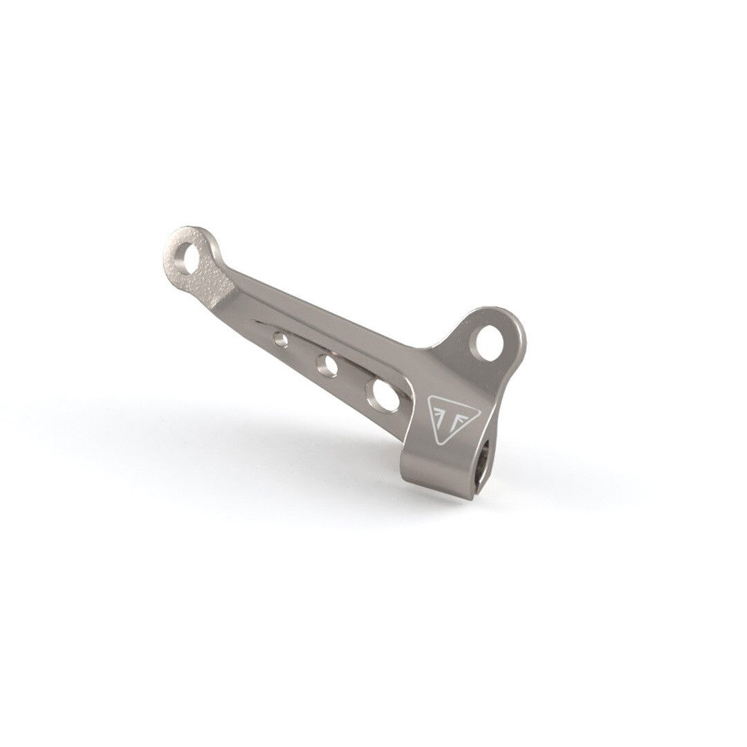 Triumph CNC Machined Gunmetal Anodized Clutch Cable Guide A9610302