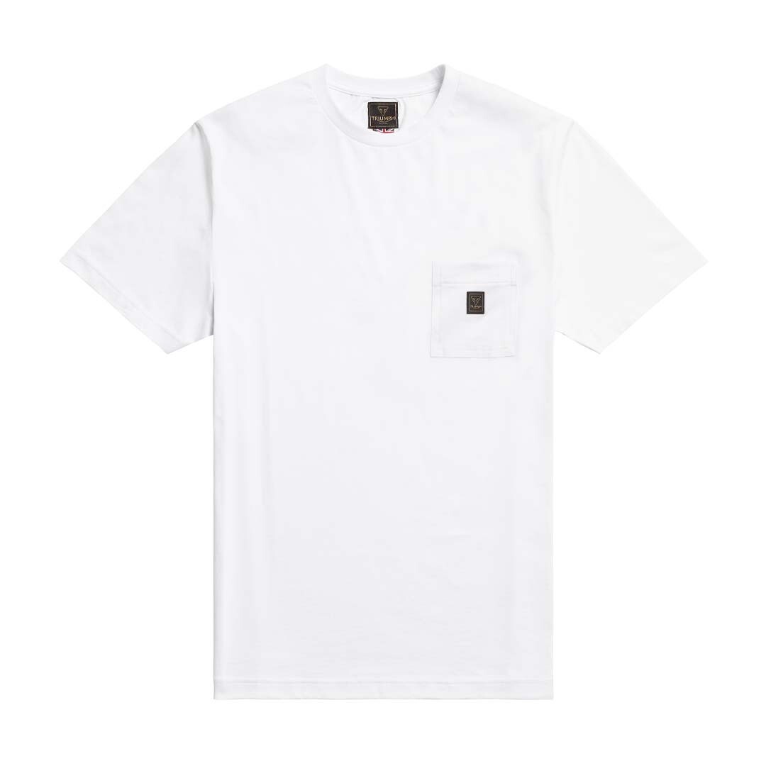 Triumph Ditchling White Pocket Tee