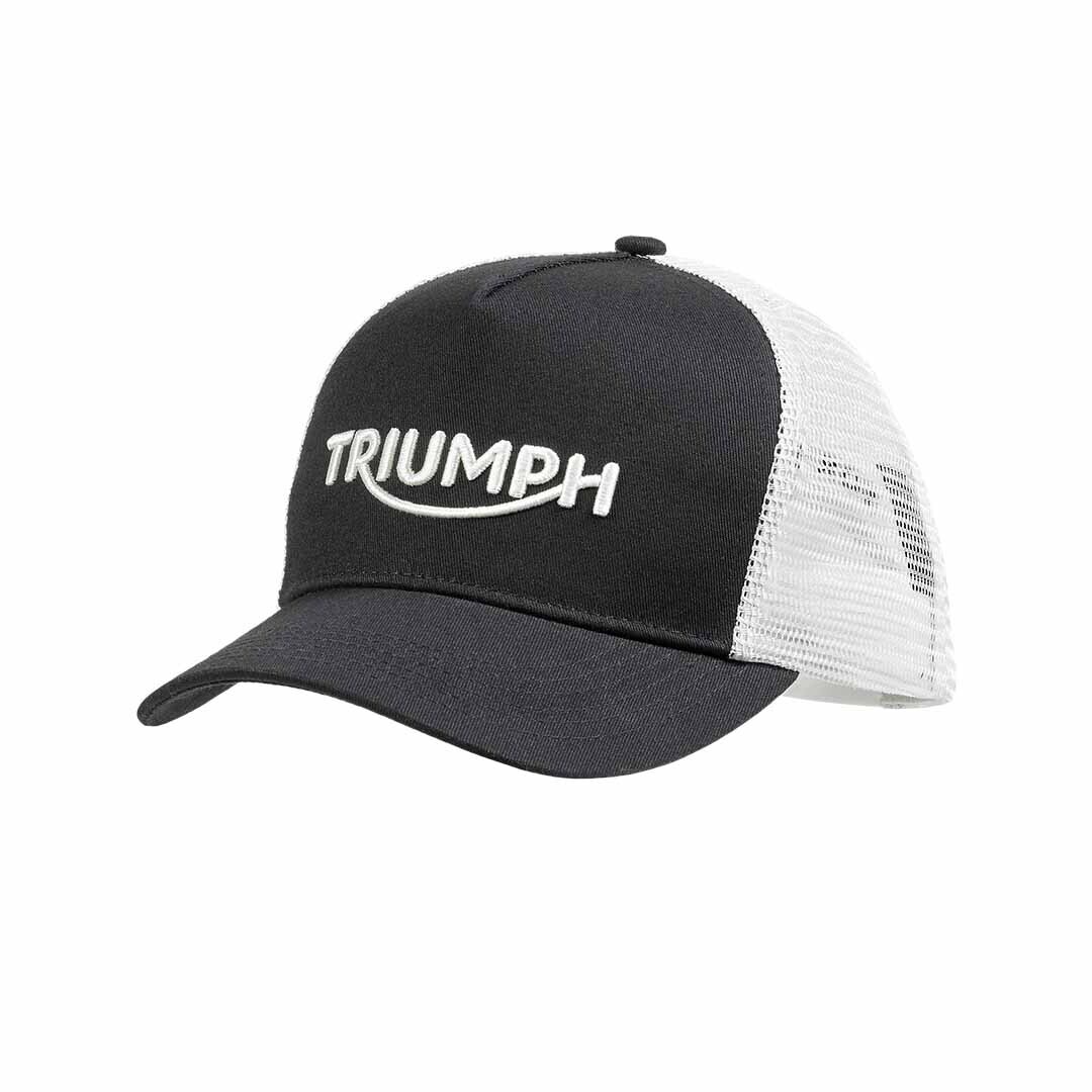 Triumph Black & White Whysall Trucker Hat