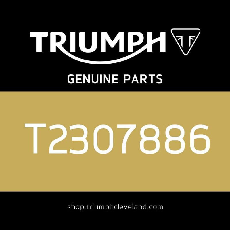 Triumph Genuine OEM Brushed RHS Mudguard Finisher - T2307886