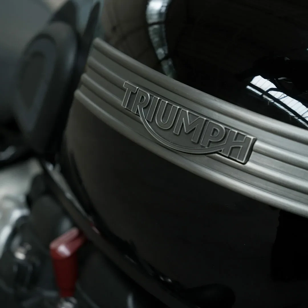 Triumph Vintage 4 Bar Tank Badge with Vintage Finish A9790070