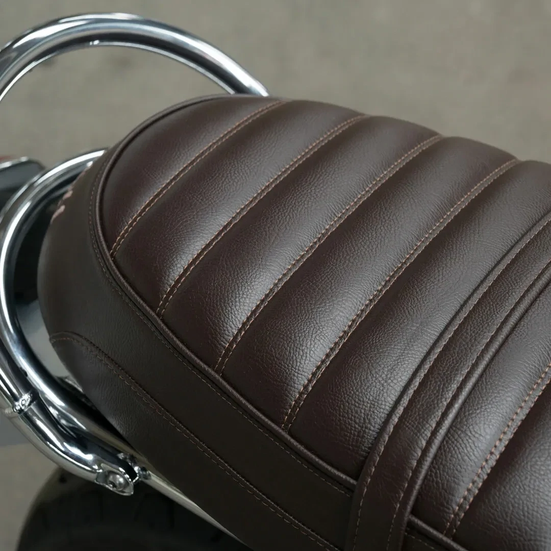 Triumph Brown Ribbed Bench Seat - A9708612