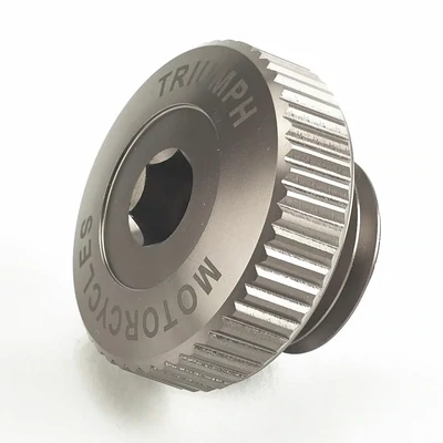 Triumph Gunmetal Billet Oil Filler Cap - A9610240