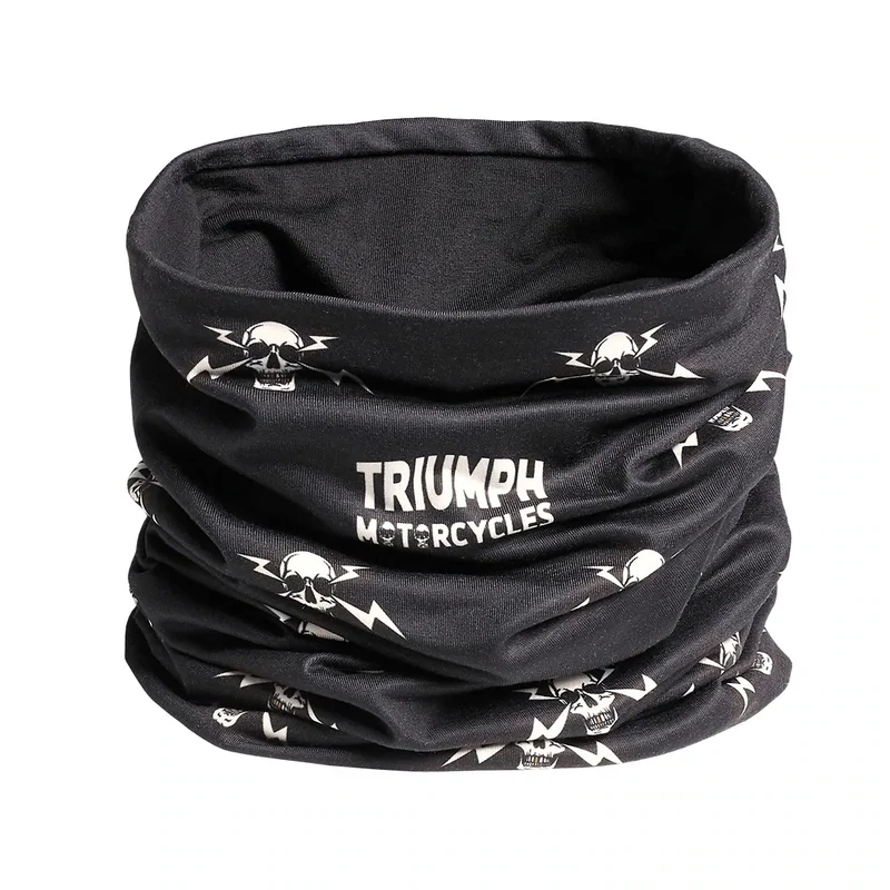 Foulard Col Jack Neck Tube Triumph Motorcycles Original - Accessoire Moto Officiel Pour Look Rider