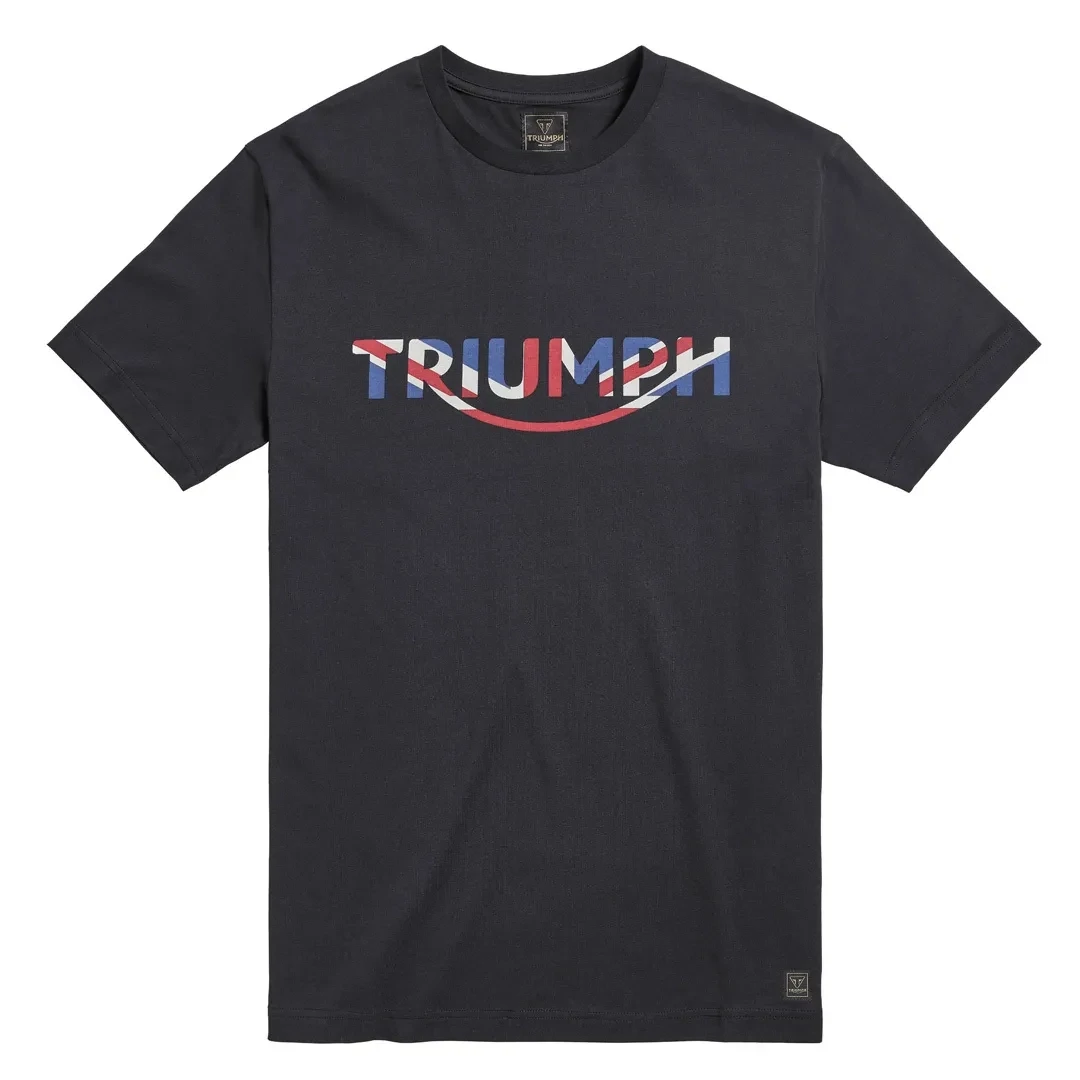 Triumph Orford Black Union Jack Tee - Shop Best Selling Triumph Genuine OEM  Accessories Parts Clothing Apparel - Triumph Cleveland