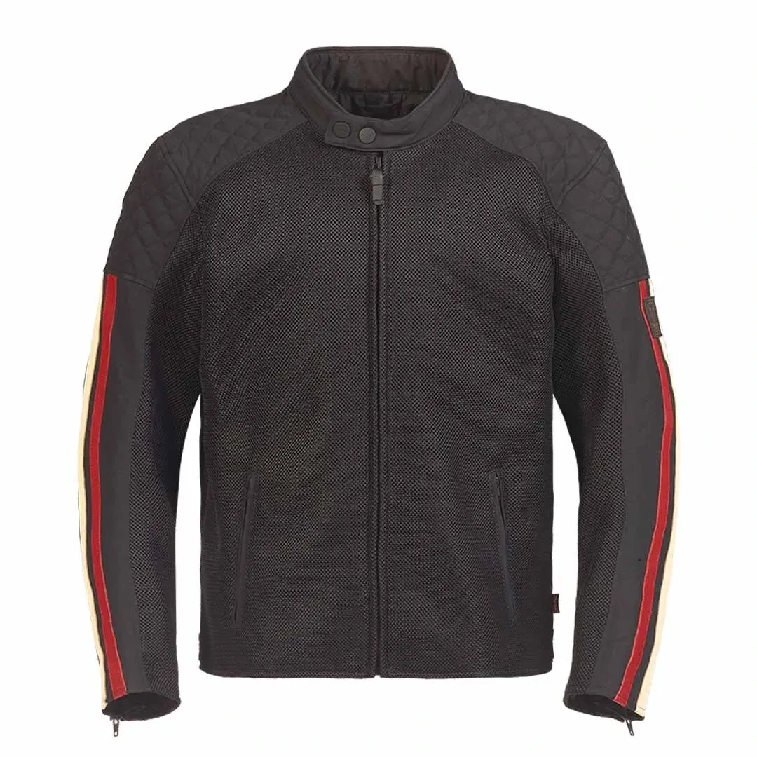 Triumph Braddan Retro Mesh Motorcycle Jacket - MTES2334 Triumph Braddan Retro Mesh Motorcycle Jacket - MTES2334