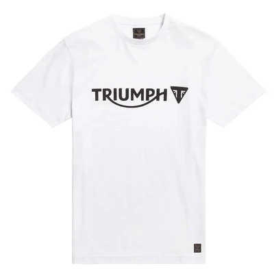 Triumph Cartmel White Classic Tee Shirt - MTSS20035
