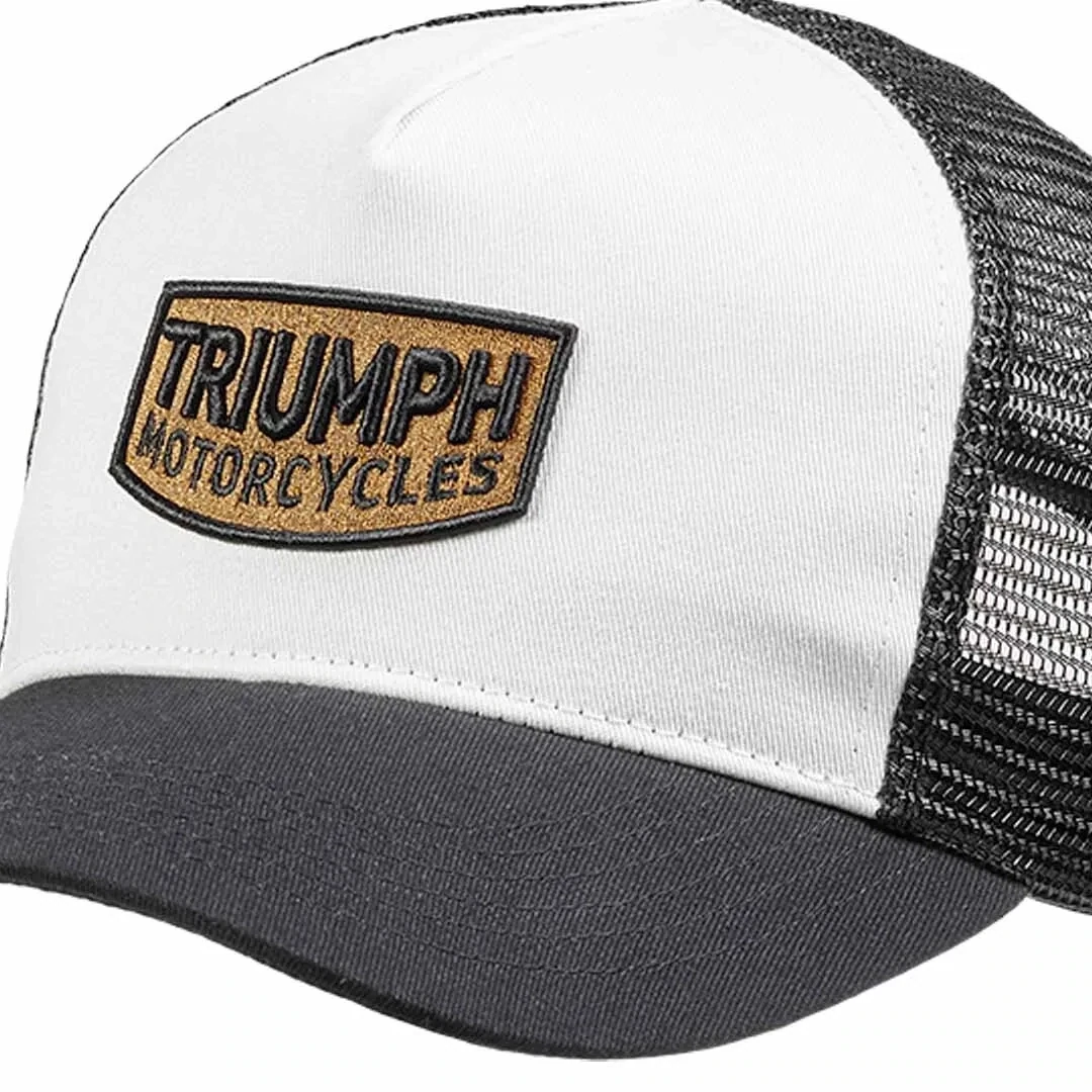 Triumph Dude White Trucker Hat - MCAS22304