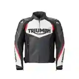 Triumph Triple Sport Leather Motorcycle Jacket