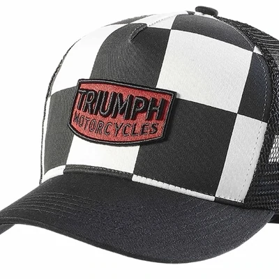 Triumph Black Waxed Cotton Pannier LHS - A9518291