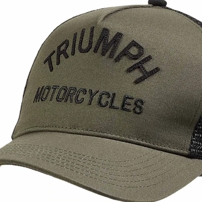 Triumph Khaki Coast Trucker Hat - MCAS22308