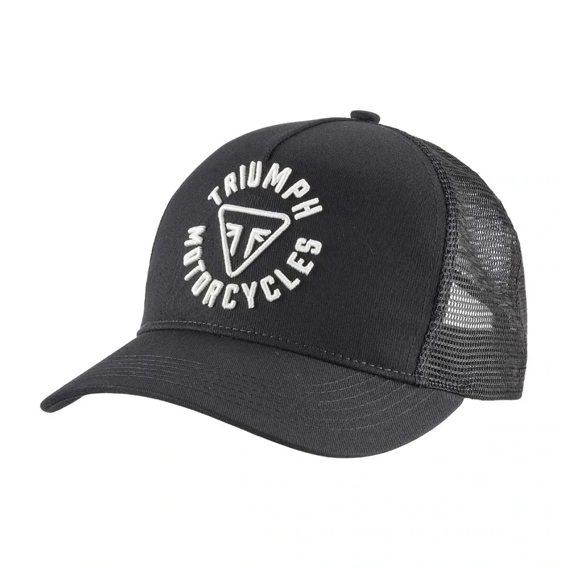 Triumph Taylor Embroidered Black Trucker Hat