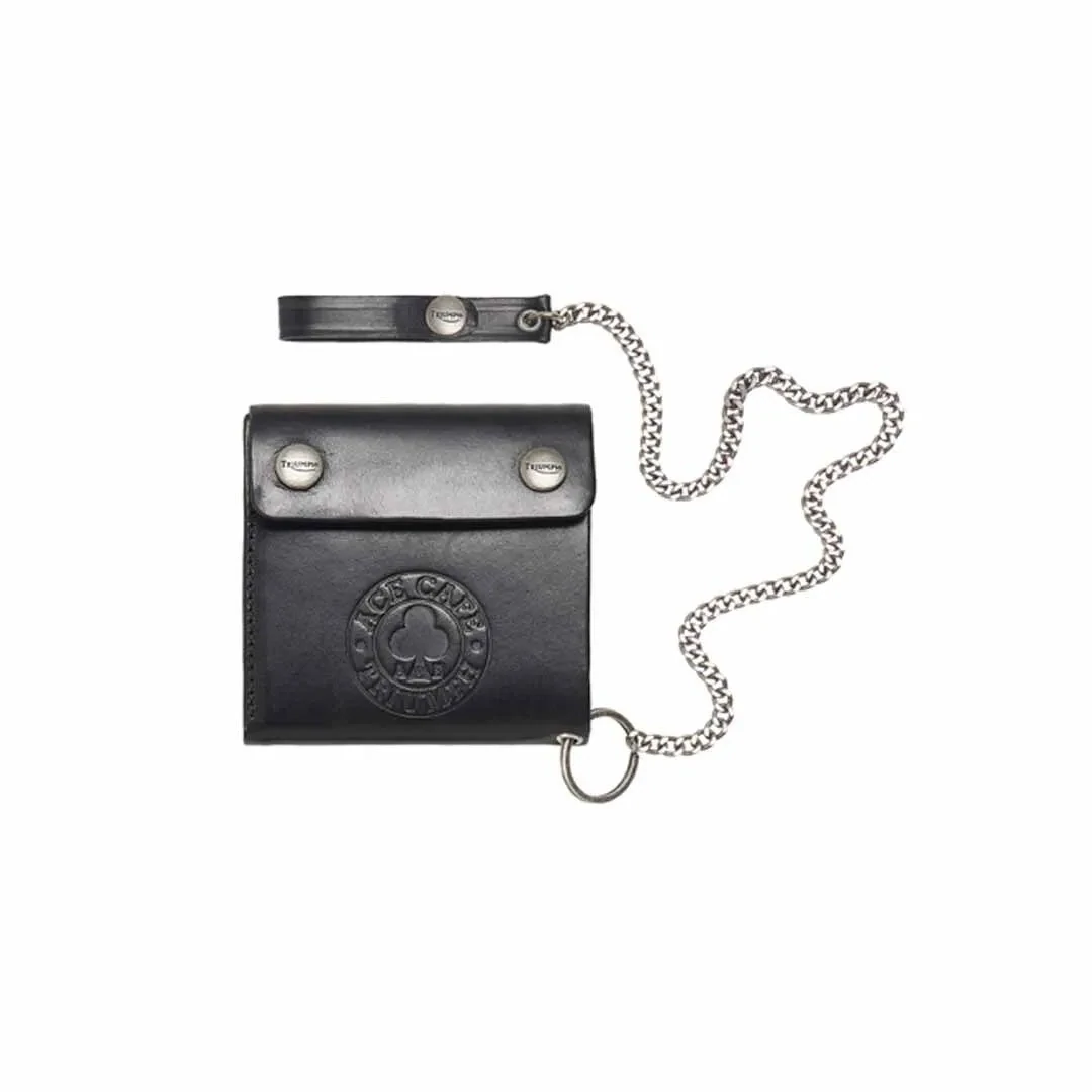 Triumph Ace Leather Chain Wallet - MACS23810