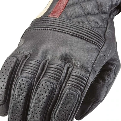 Triumph Sulby Black Leather Motorcycle Gloves