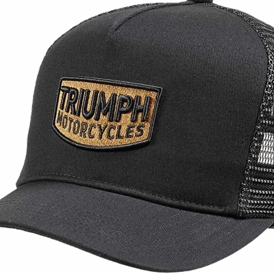 Triumph Dude Black Trucker Hat - MCAS22310