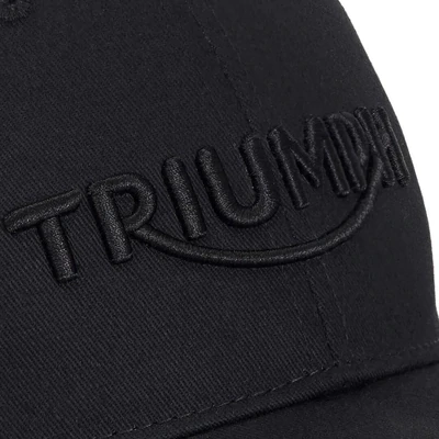Triumph Mundesley Black Embroidered Black Baseball Hat - MCAS20312