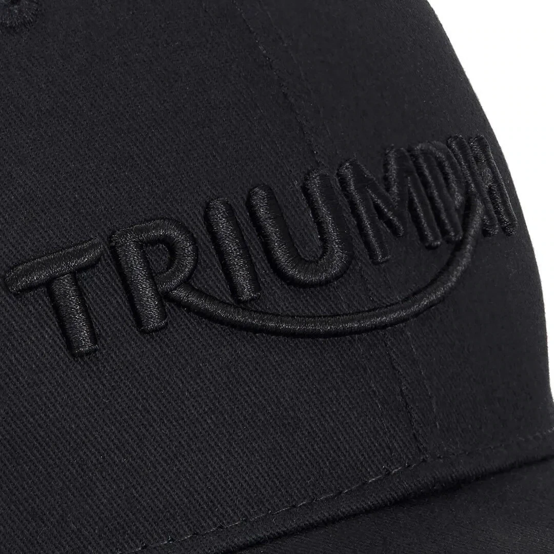 Triumph Mundesley Black Embroidered Black Baseball Hat - MCAS20312